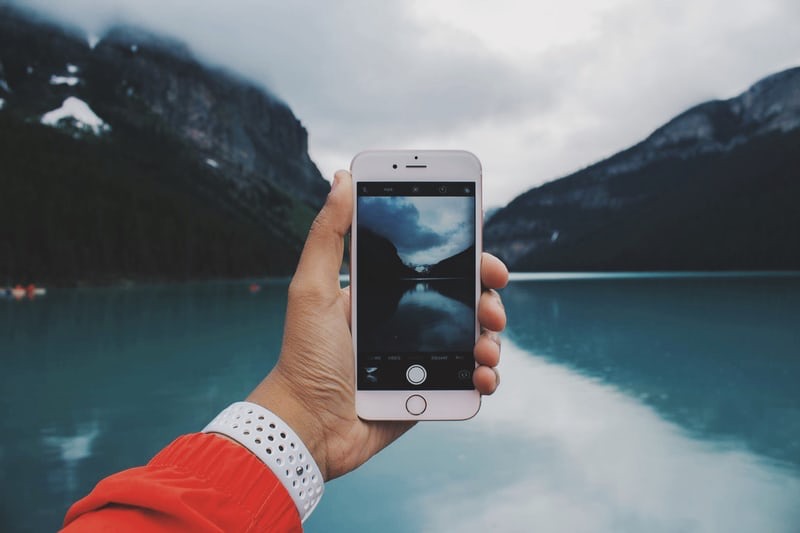 iPhone blue